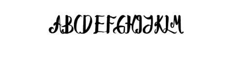 Alissya.ttf Font UPPERCASE