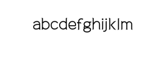 Alita Bold.ttf Font LOWERCASE