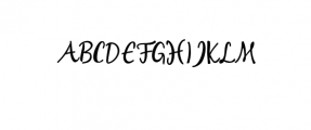 Allessa Script Font UPPERCASE