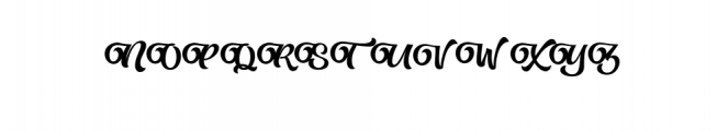 AlmostLover-Script.otf Font UPPERCASE