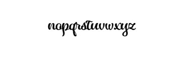 AlmostLover-Script.otf Font LOWERCASE