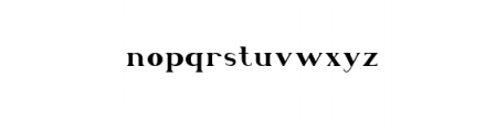 AloenFont.otf Font LOWERCASE