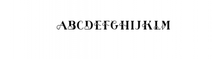 AloenFont.ttf Font UPPERCASE