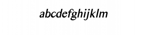 Alpana Bold Italic.ttf Font LOWERCASE