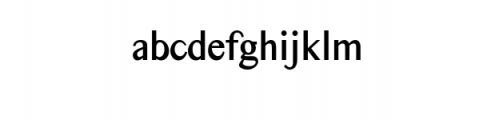 Alpana Bold.ttf Font LOWERCASE