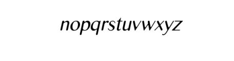 Alpana Rounded Corner Italic.ttf Font LOWERCASE