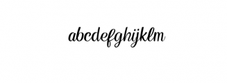 Alpenable.ttf Font LOWERCASE