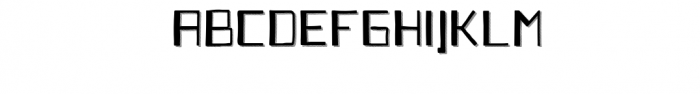 AlphaCentauriShadow.ttf Font UPPERCASE