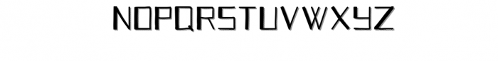 AlphaCentauriShadow.ttf Font LOWERCASE