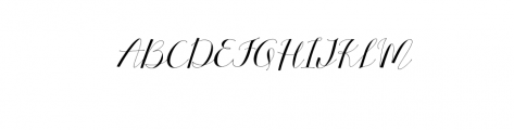 Alterscript-RegularItalic.otf Font UPPERCASE