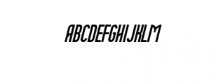 Alvia Italic.otf Font UPPERCASE