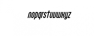 Alvia Italic.otf Font LOWERCASE