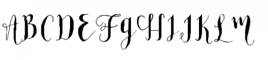 Ala Nice Regular Font UPPERCASE