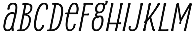 Alasassy Italic Font LOWERCASE