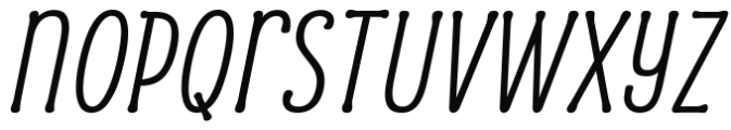 Alasassy Italic Font LOWERCASE