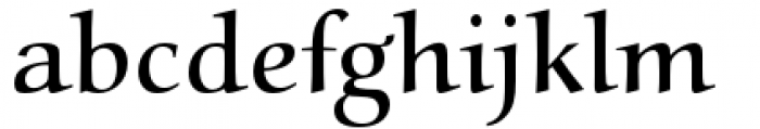 Alcuin Regular Font LOWERCASE