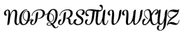 Alek Regular Italic Font UPPERCASE