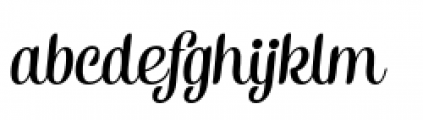 Alek Regular Italic Font LOWERCASE