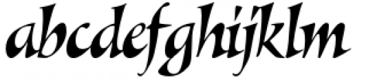 Alexia Classic Italic Font LOWERCASE