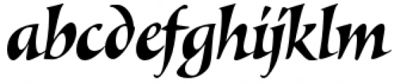 Alexia Italic Font LOWERCASE