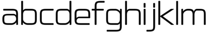 Alfaqix Algorithm Light Font LOWERCASE