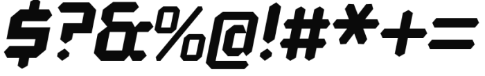 Alfaqix Diode Bold Italic Font OTHER CHARS