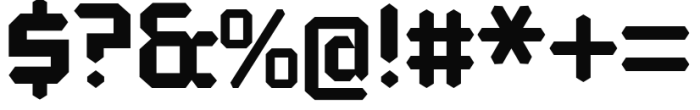 Alfaqix Diode Bold Font OTHER CHARS