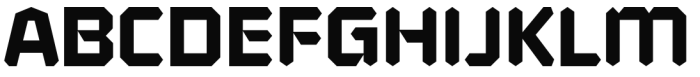 Alfaqix Diode Bold Font UPPERCASE