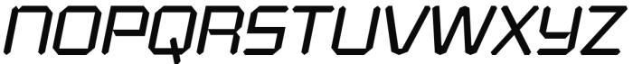 Alfaqix Diode Italic Font UPPERCASE