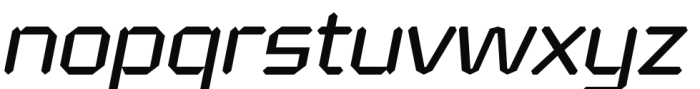 Alfaqix Diode Italic Font LOWERCASE