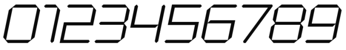 Alfaqix Diode Light Italic Font OTHER CHARS