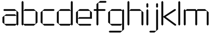 Alfaqix Diode Light Font LOWERCASE