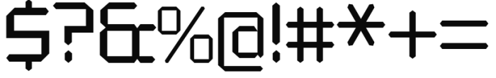 Alfaqix Diode Regular Font OTHER CHARS