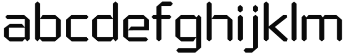 Alfaqix Diode Regular Font LOWERCASE