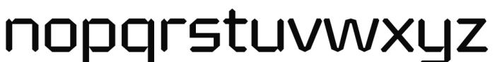 Alfaqix Diode Regular Font LOWERCASE