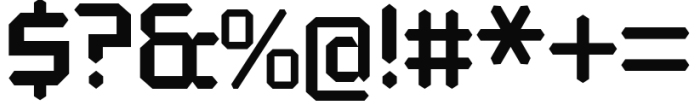 Alfaqix Diode Semi-Bold Font OTHER CHARS