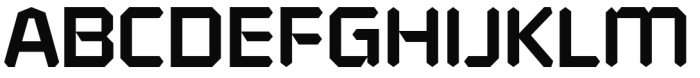 Alfaqix Diode Semi-Bold Font UPPERCASE