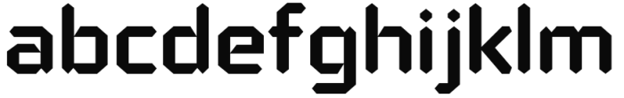 Alfaqix Diode Semi-Bold Font LOWERCASE