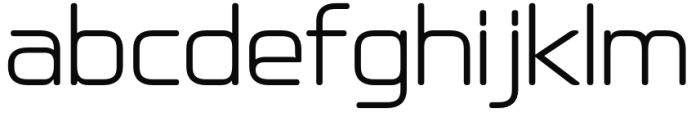 Alfaqix Ellipsoid Light Font LOWERCASE