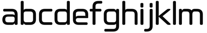 Alfaqix Ellipsoid Regular Font LOWERCASE