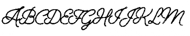 Alfons Script P2 Font UPPERCASE