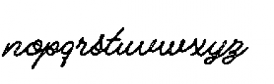 Alfons Script P2 Font LOWERCASE