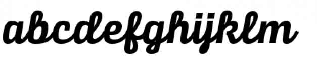 Alianza Script 700 Font LOWERCASE