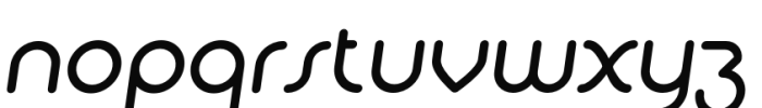 Alio Pro-SemiBold Italic Font LOWERCASE