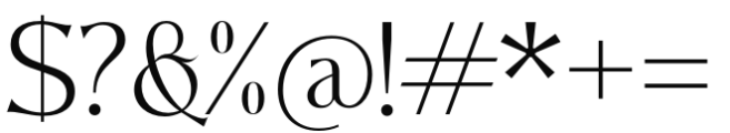 Alisheia Regular Font OTHER CHARS