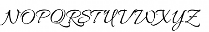 Allura Script Font UPPERCASE