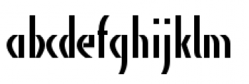 Alpha Charlie Plain Font LOWERCASE