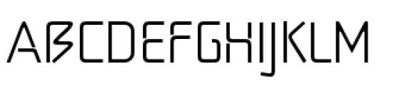 Alpha Delta Light Font UPPERCASE