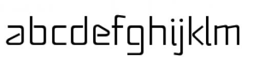 Alpha Delta Light Font LOWERCASE