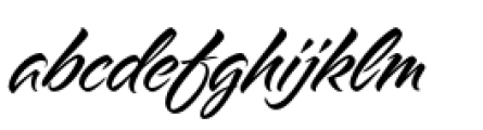 Alpine Script Font LOWERCASE